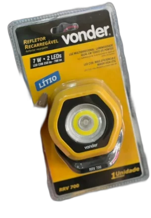 Refletor recarregável LED Vonder