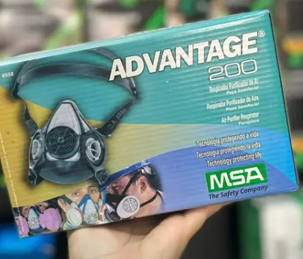 Caixa do respirador semifacial MSA Advantage 200 na Casa do EPI